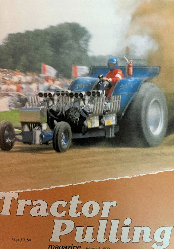 Tractor Pulling Magazine Cover February 1990 