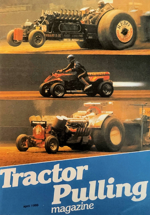 Tractor Pull Magazine Cover April 1988 